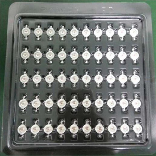 orange led lights (3W high power led chip 585-595nm)